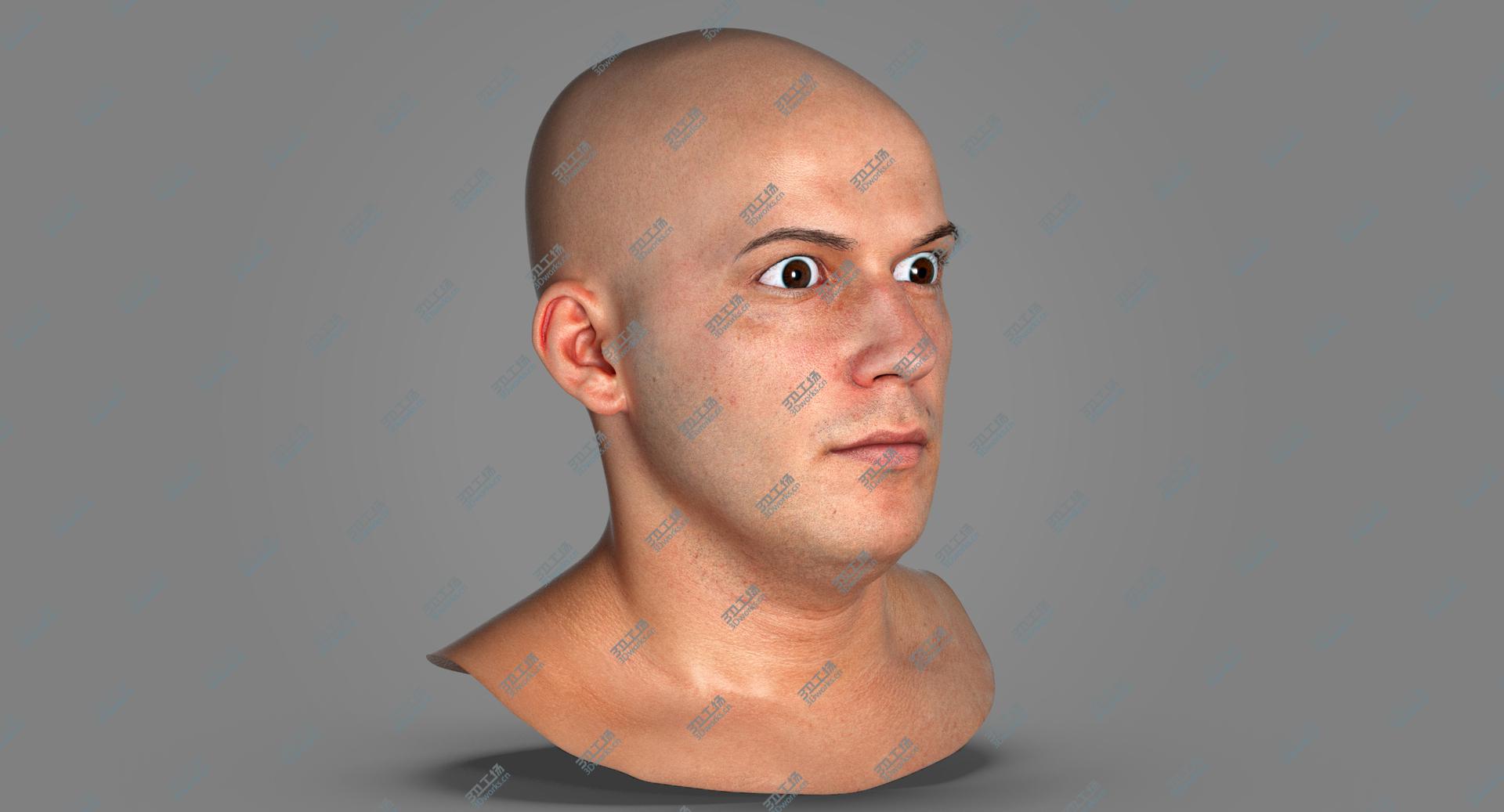 images/goods_img/202105073/PBR Marcus Real Human Head Upper Lid Raiser AU5 3D model/5.jpg